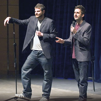 Raúl Cimas y Julián López en Bilbao